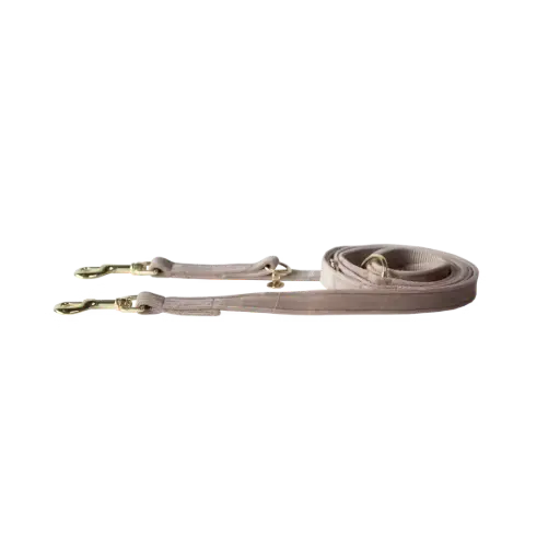 [8093_15445] Laisse réglable "Cannes" Crème 3 positions (Taille 2) - Hunter