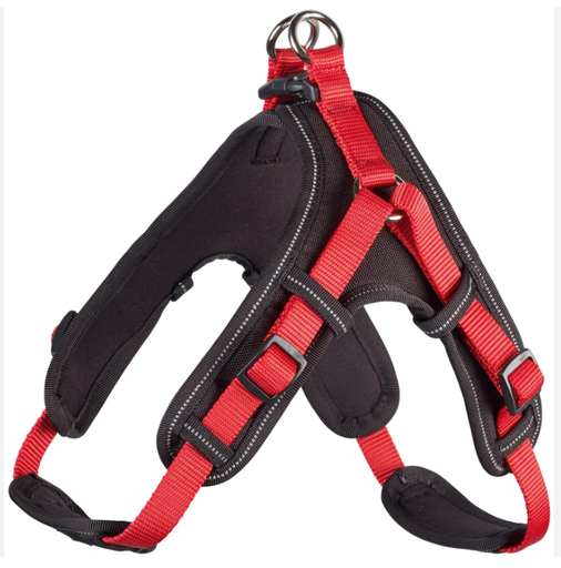 [8120_15559] Harnais "Vario Quick" rouge/noir (L) - Hunter