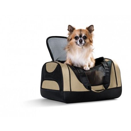 [8355] Sac de transport Portland beige/noir - Hunter