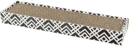 [8377] Planche griffoir "Scratchy" noir/blanc - Trixie