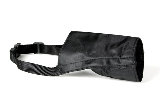 [8425_16050] Muselière nylon noire (XXL) - Flamingo