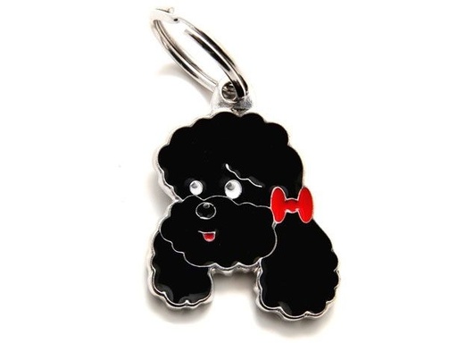 [8767] Médaille "Caniche noir" - MyFamily