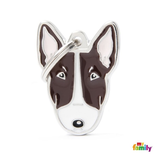 [8768] Médaille "Bull Terrier marron" - MyFamily