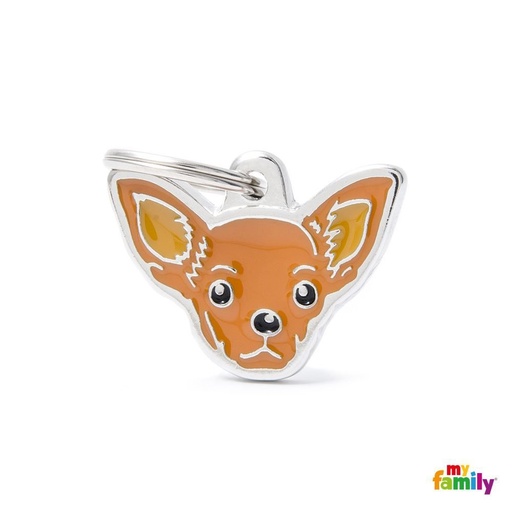 [8775] Médaille "Chihuahua marron" - MyFamily