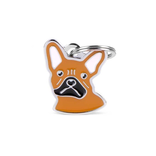 [8779] Médaille "Bulldog marron" - MyFamily