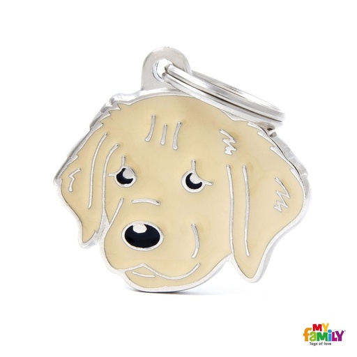 [8792] Médaille "Golden Retriever" - MyFamily