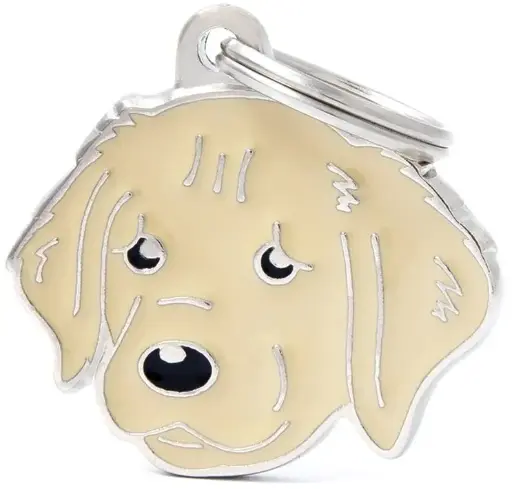 [8792] Médaille "Golden Retriever" - MyFamily