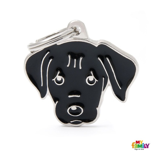 [8795] Médaille "Labrador noir" - MyFamily