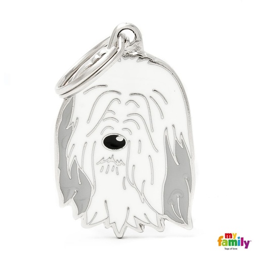 [8863] Médaille "Bearded Collie" - MyFamily