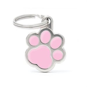 [8894] Médaille patte rose (L) - MyFamily