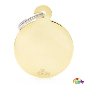 [8944] Médaille aluminium ronde Or (L) - MyFamily