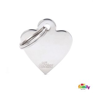 [8951] Médaille aluminium coeur (M) - MyFamily