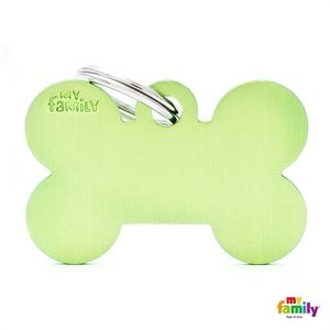 [8956] Médaille Os vert Basic (L) - MyFamily