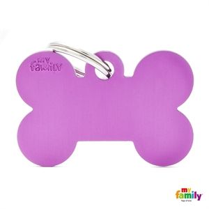 [8983] Médaille Os violet Basic (L) - MyFamily