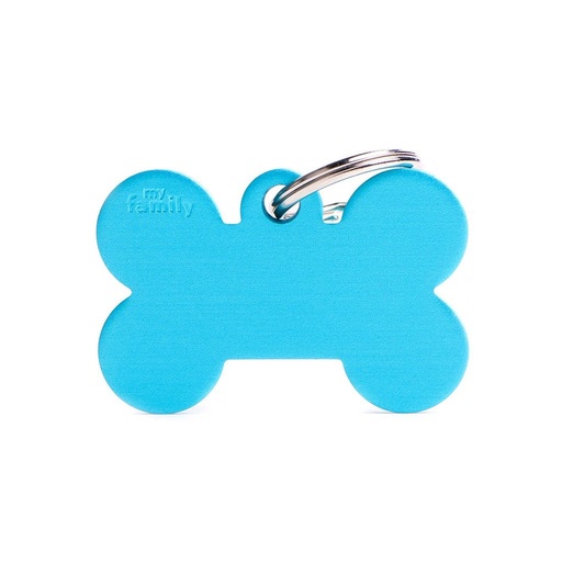 [8984] Médaille Os bleu céleste Basic (L) - MyFamily