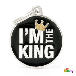 [9094] Médaille Charms King - MyFamily