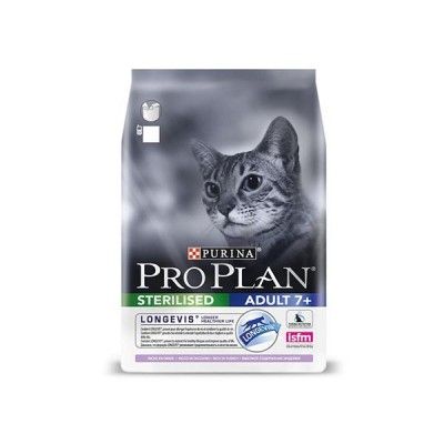 [9114_16643] PRO PLAN Sterilised Cat Adult Senior Longevis à la dinde (3 kg) - Purina