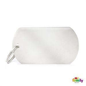 [9147] Médaille Basic militaire Grande Chrome - MyFamily