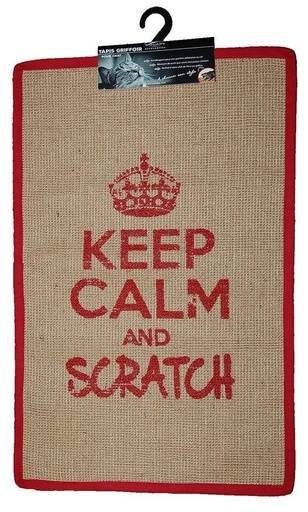 [9436] Tapis griffoir "Rectangle" (rouge) - Wouapy