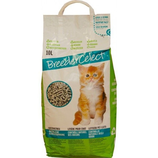 [9475_17110] Litière papier chat BreederCelect (10 litres) - Demavic