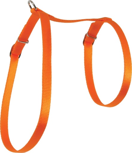 [9591_17265] Harnais Nylon chat (Orange) - Zolux
