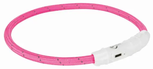 [9664_17348] Flash anneau lumineux USB rose (M/L) - Trixie