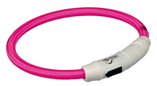 [9664_17349] Flash anneau lumineux USB rose (L/XL) - Trixie