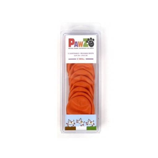 [9671] Bottes Pawz XS Orange x 12