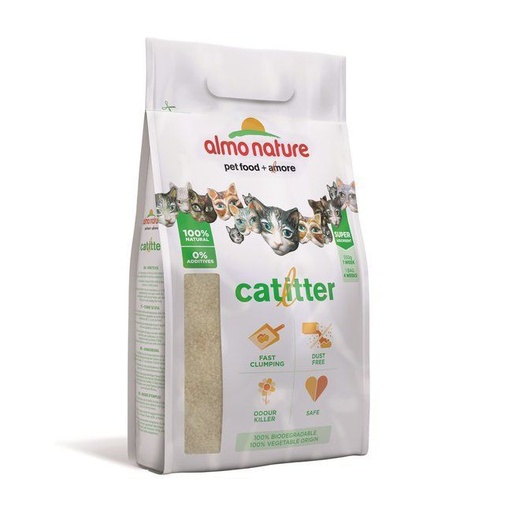 [9940] Litière végétale jetable aux WC (2.27 kg) - Almo Nature