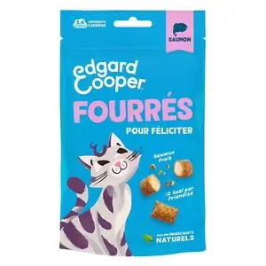 [56134] Friandises chat fourrées au saumon (60 g) - Edgard & Cooper