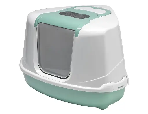 [J25020026] Bac à chat Maro corner vert - Vadigran