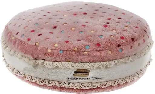 [J25030102] Coussin macaron (rose) - Ferribiella