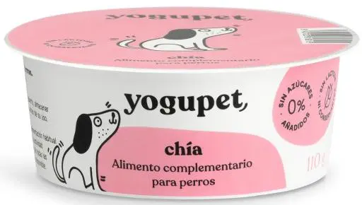 [J25030111] Yaourt classique chien chia (110 g) - Yogupet