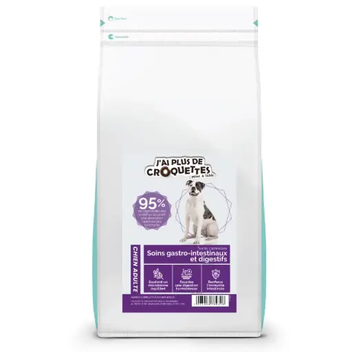 [J25040006] Chien adulte soins gastro-intestinaux et digestifs (1.5 kg) - J'ai plus de croquettes