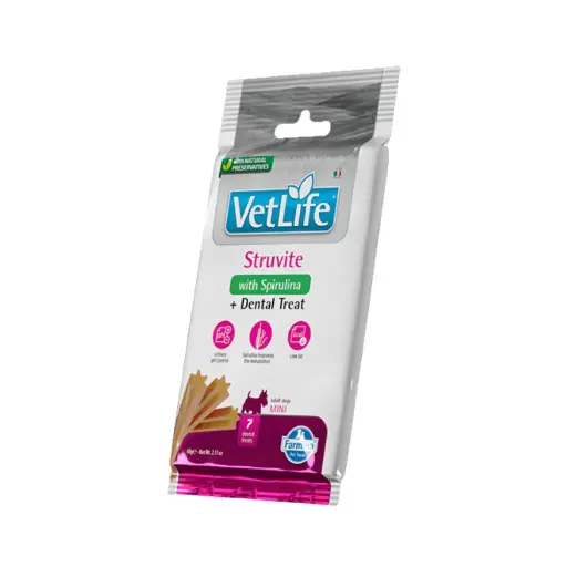 [J25040016] Dental Treat Vet Struvite Chien adulte Mini (60 g) - Farmina