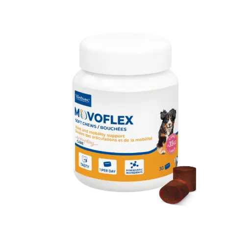 [J25040125] Movoflex L : Complément articulaire pour grand chien (30 bouchées) - Virbac
