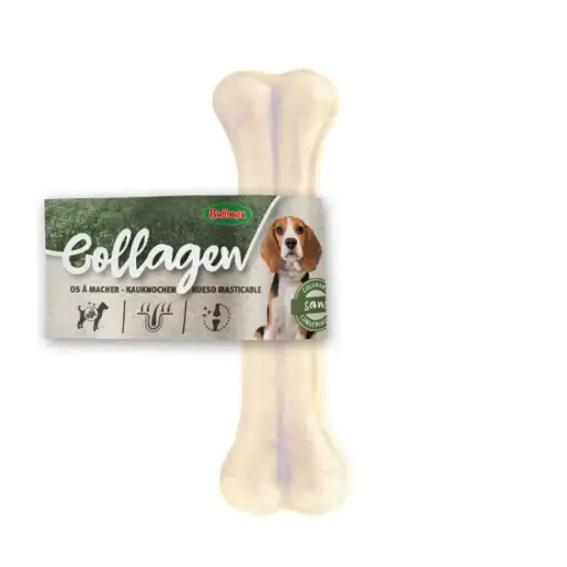 [J25040138] Os de collagène pressé pour chien (13 cm) - Bubimex
