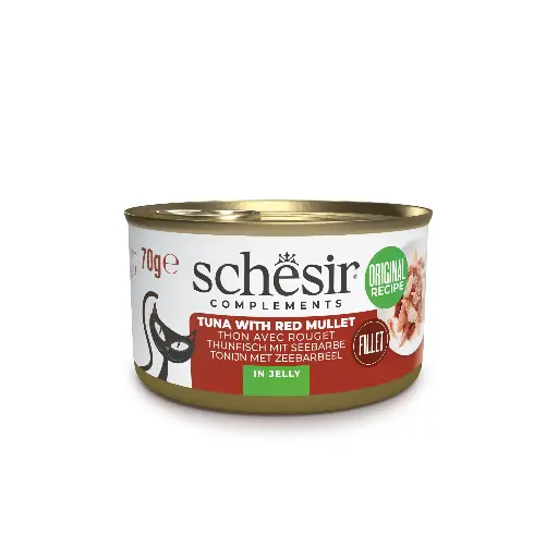 [J25040172] Boite de pâtée pour chat - "Thon avec Rouget" (70 g) - Schesir