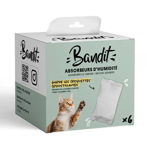 [J25050107] Sachets absorbeurs d'humidité - Bandit