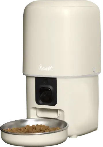 [J25050109] Distributeur de croquettes crème - Bandit