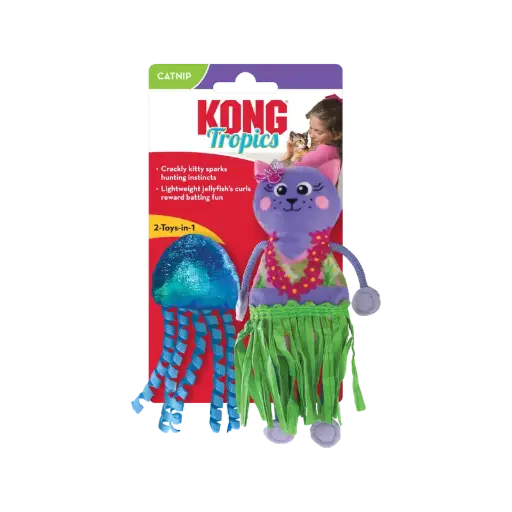 [J25050262] Jouet chat Tropic Hula - Kong