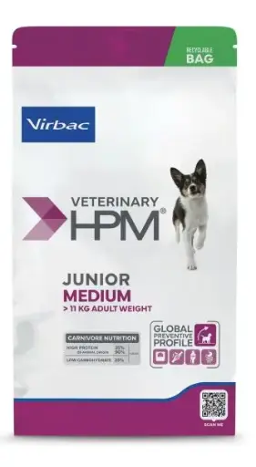 [J25050307] Junior Medium Dog (12 kg) - Virbac
