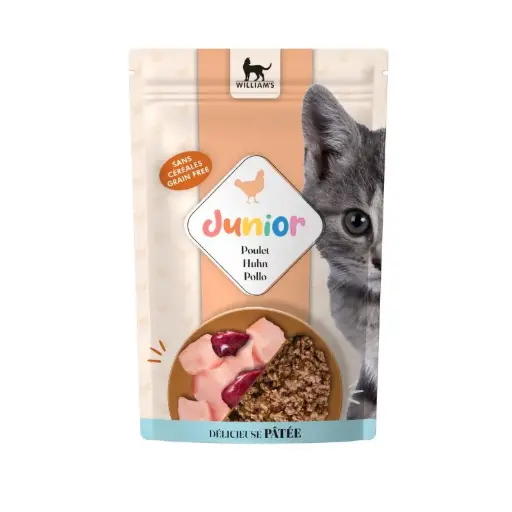 [J25060002] Sachet chat poulet (85 g) - William's Junior