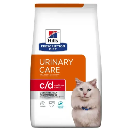 [J25060004] Chat Urinary Care Multicare Stress c/d poisson (3 kg) - Hill's Prescription Diet