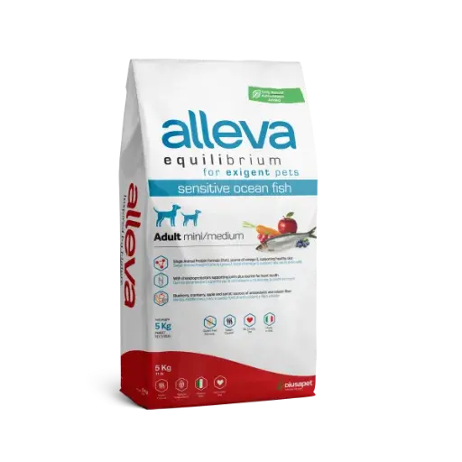 [J25060131] Sensible Poisson Chien Adulte mini/medium (5 kg) - Alleva