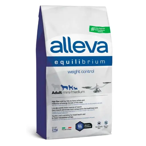 [J25060134] Weight Control Chien Adulte mini/medium (5 kg) - Alleva