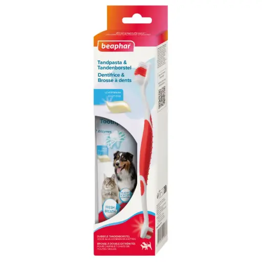 [J25070070] Kit Brosse à dents & dentifrice - Beaphar