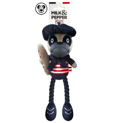 [J25090005] Peluche chien Antonin titi parisien et sa baguette - Milk&Pepper