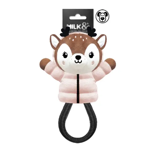 [J25090014]  Jouet chien Doe biche et sa doudoune - Milk&Pepper