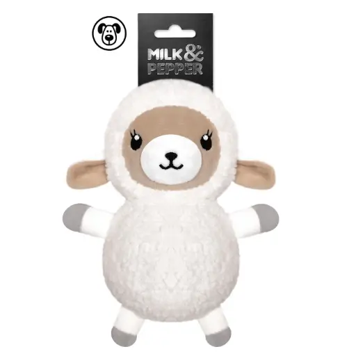 [J25090029] Peluche chien mouton plushball Hera - Milk&Pepper
